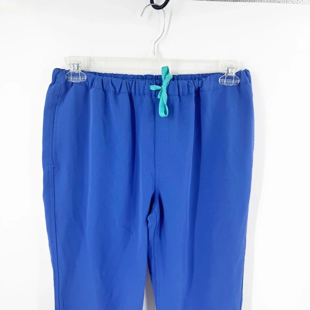 FIGS Mens Royal‎ Blue Pisco Basic Scrub Pants FM4500 Elastic Waist Drawstring